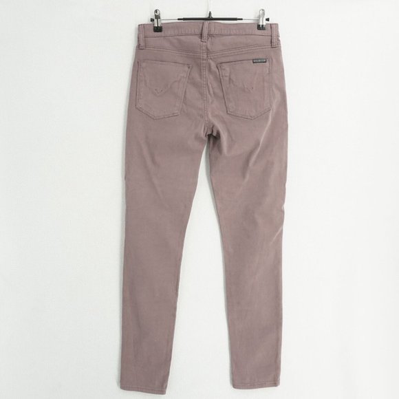 Hudson Womens Jeans Nico Mid Rise Ankle Super Skinny Purple Size 27 - Picture 5 of 11
